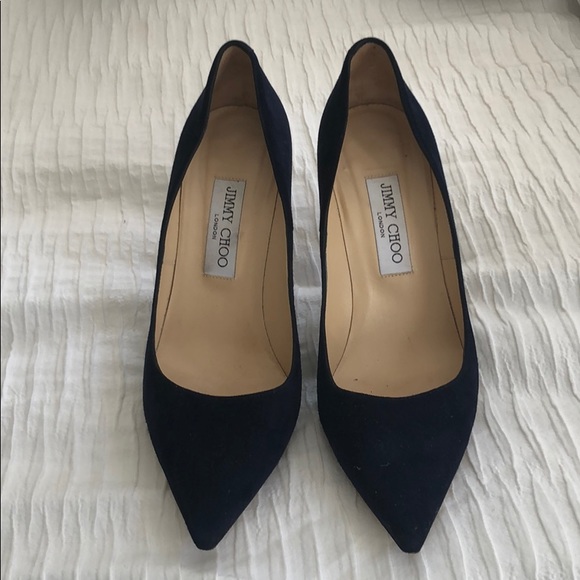 Jimmy Choo Shoes - Jimmy Choo Navy Pumps